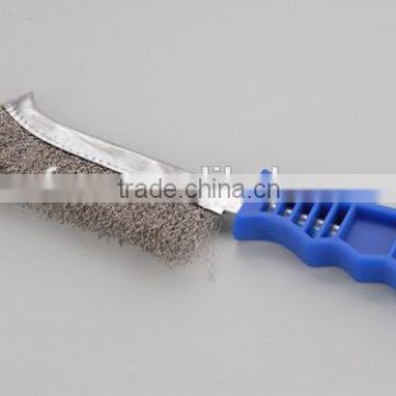 plastic handle brass wire brush