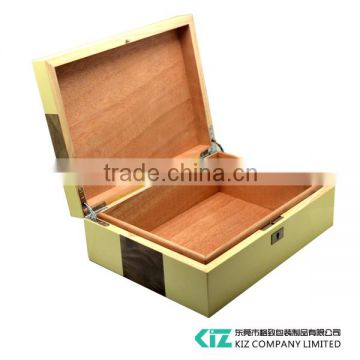 High Quality Wooden Noble Cigar Box Humidor with Lock