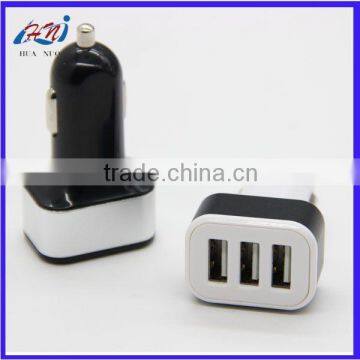 3 Port Aluminum USB Car Charger photo-2