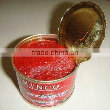 Pure raw materials 210g canned tomato catsup 28~30 sold in china