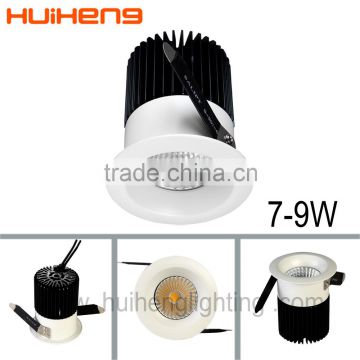 Factory supplier aluminium downlight fitting 7w led downlight for hotel