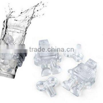 2015 New Design Ice Cream Tools Silicone Robot Chocolate Cake Ice Cream Moulds Summer Ice Tray DIY Mould 19.812.52cm photo-4