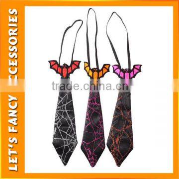 Halloween party elastic bat necktie Neckwear for man