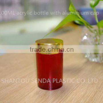 Plastic Pill Bottles for Sale, Acrylic Plastic Bottle 100ml Transparent, Transparent Bottle photo-3
