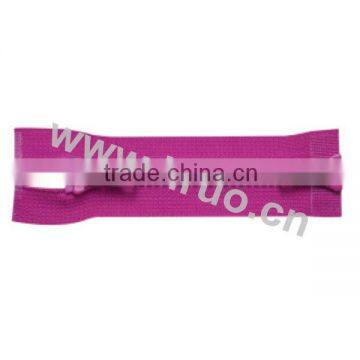 #3 Open-end Plastic Zipper with colr tape