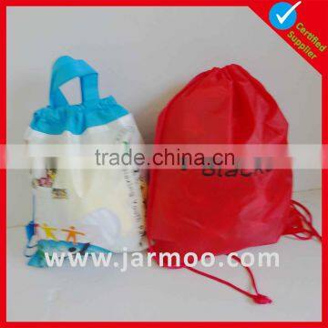 Promotional fabric custom drawstring backpack