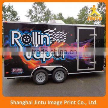 Promotional vinyl custom auto wrap, custom vinyl van wrap