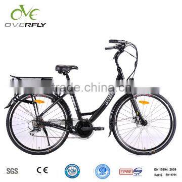 6061 aluminum alloy frame 250w mid drive motor electric bicycle en 15194 city bike e-bike