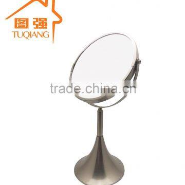 Double side big free standing glass makeup mirror