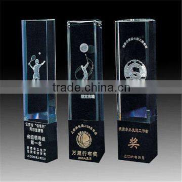 Prize Item k9 Crystal Gifts Bowling Trophy