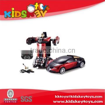 Battery operated robot self-assembly rc car transform robot toy