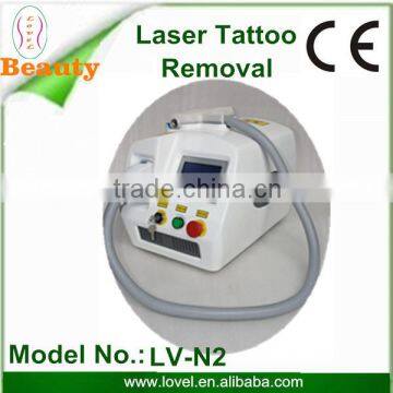 Hot new products for 2014 Q-swicthed ND Yag Laser machine for tattoo removal