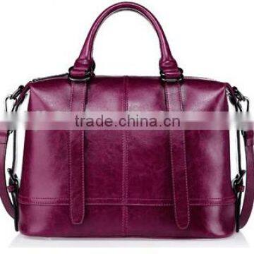 Popular Style Shoulder and Tota Handmade Leather Handbag