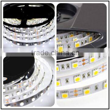 12V/24V White/ RGB waterproof SMD 5050/ 3528/ 5630 5m flexible LED strip