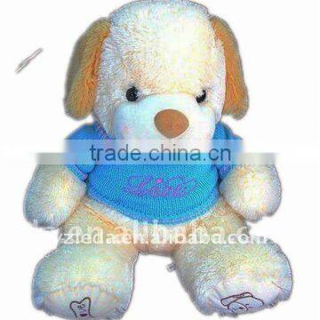 Plush dog in sweater/stuffed dog/plush toys