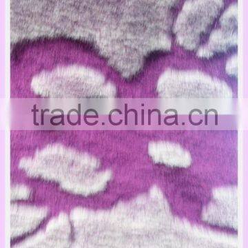 12mm short pile acrylic knitted jacquard upholstery fabric for office chairs sofa cover fabric faux fur