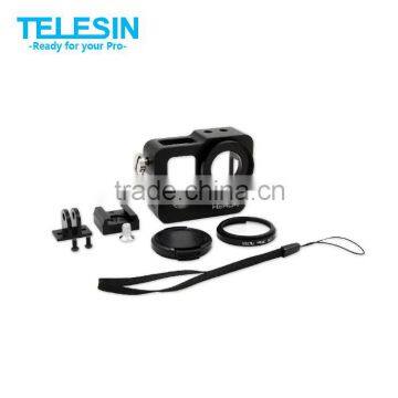 Telesin Aluminium Alloy CNC Protective Housing Shell Case for Go Pro Hero3+/4 photo-3
