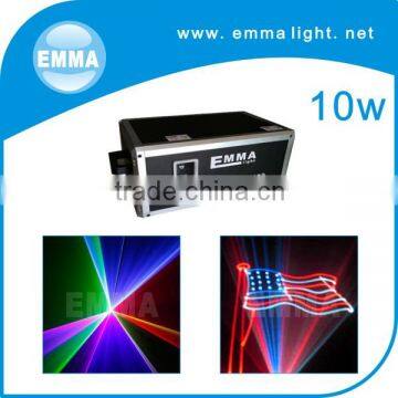 10W high-power green beam laser light for large-scale outdoor laser show and stage performance