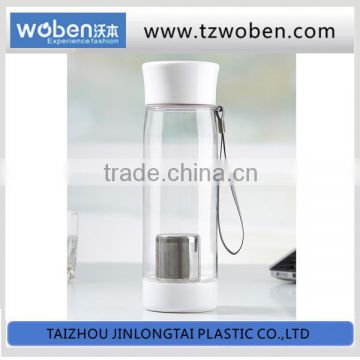 plastic material tea bottle plastic drinking bottle with filters