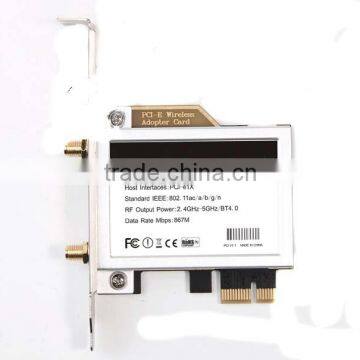 FKA8801 Dual Band Wireless-AC 867Mbps wireless link Network Card Wifi PCI-E 1x wireless link