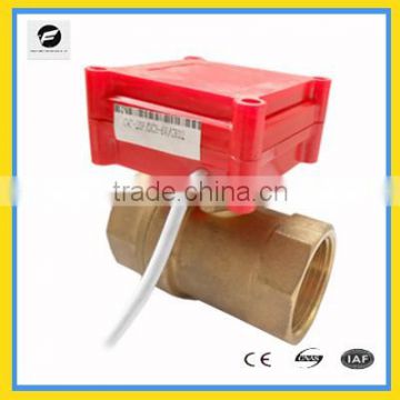 CWX-10 2 way motor control valve for HAVC system brass smaller size brass valve