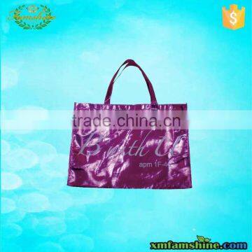 promotional pp laser nonwoven bag for shopping