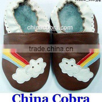 animal ladybug design leather toddler shoes high quality (hot design,accept paypal)