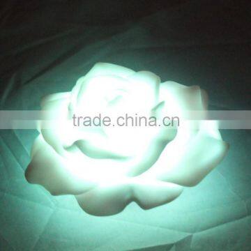 Red cheap artificial Floating Battery Powered LED flameless Flower