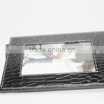 Most Popular Exquisite and High Quality Square Leather Holding Photo Picture Frame photo-5