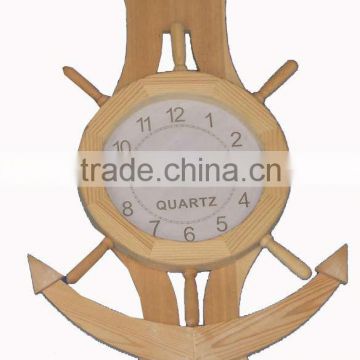 2013 New Design Handmade Wooden WalL Clock for Sale