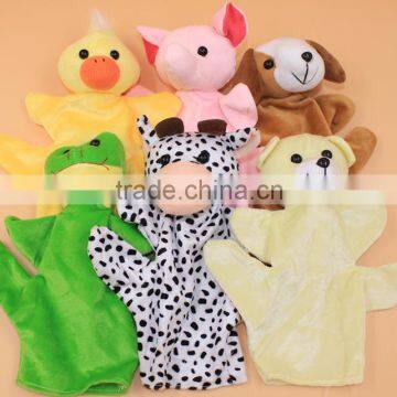 Wholesale hand puppet / soft plush hand puppet / Animal Shaped Plush Hand Puppet