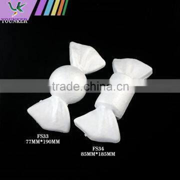 Plain White Colour Polystyrene Christmas Candy