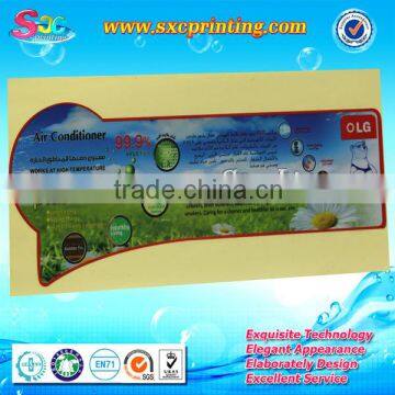 Printing Custom Adhesive Printed Waterproof Logo Labels,Matte Silver Polyester Label