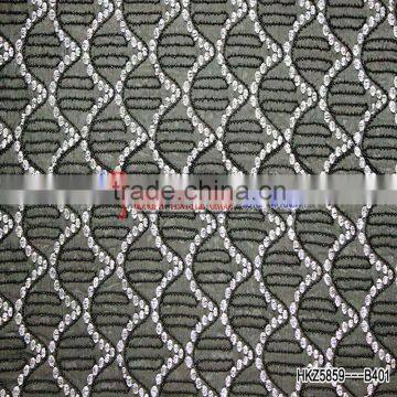 Fashion Textile Fabric Lace Sequin Mesh Embroidery For Garment/Clothing