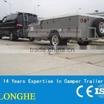 Aquarius-2014 new forward hard floor camping trailer with fridge and luggage tool box