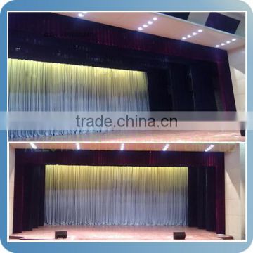 Black stage background curtains,theater curtains