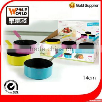 induction and gas applicable mini sauce pan non-stick pan