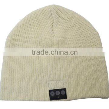 Inovative cheap bluetooth speaker cashmere winter hat with good quality