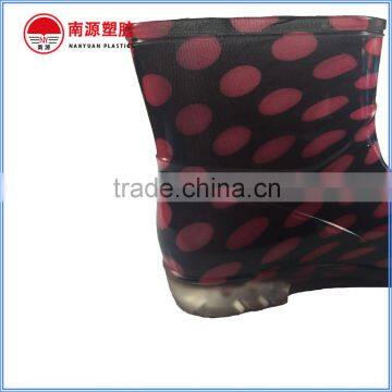 Colorful PVC Dripdrop Rain Boots for Women