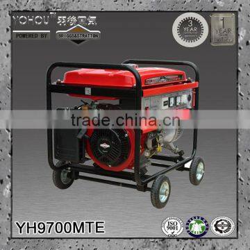 8800VA rated capacity 9000Watt max load 50Hz 1 cylinder AC 3 phase silent electrical gasoline generator genset