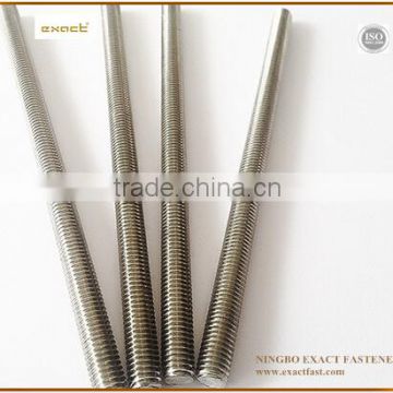 4.8 Grade zinc plated din975 and din976 thread rod, B8 Threaded rod B7 threaded rod stud bolt m4