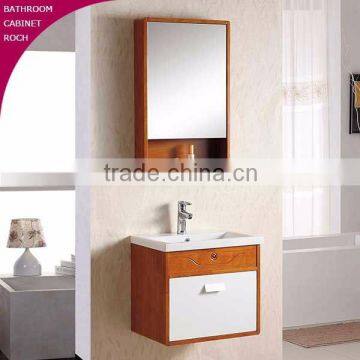 ROCH 8052 Cheap Classic Oak Wood Bathroom Cabinet Small Bathroom Vanity