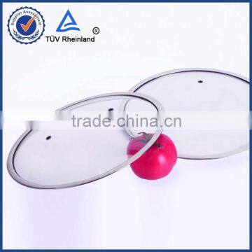 silocne knobs with tempered glass covers cookware pots and pan
