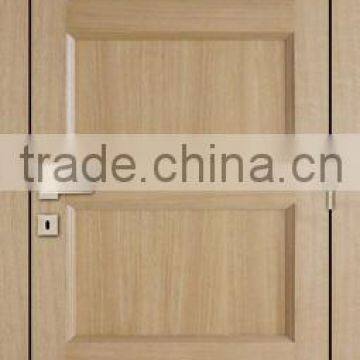 Unfinished interior oak veneered 4 panel composite wooden door