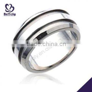 2015 cheap price jewelry 316l stainless steel yellow gold ring