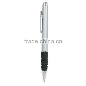 Cushy Grip Metal Twist Action Pen-Silver Side