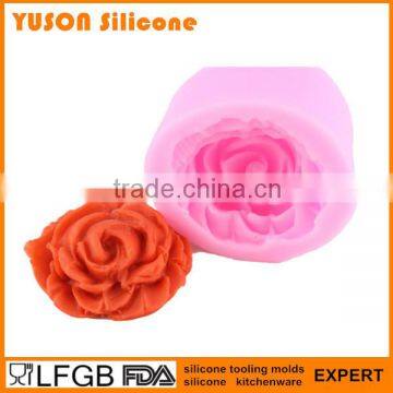 Hot Selling Rose Flower Cake Decoration Tip Silicone Fondant Mold photo-4