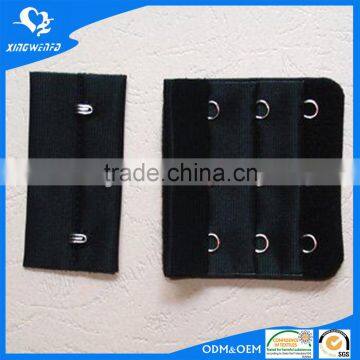 polyester bra hooks and eyes tape bra extender 3x3