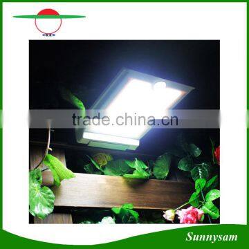 Outdoor Lighting Ultra Thin IP65 Waterproof 3500 Lumens Motion Sensor Security Lamp 46 LED Solar Wall Light