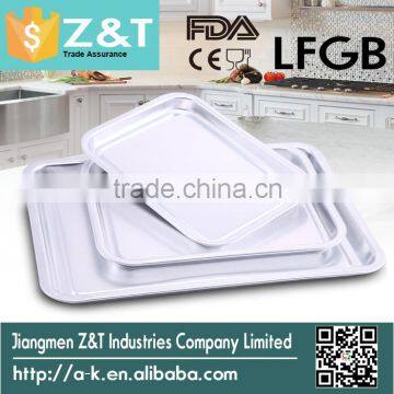 new style rectangle tray aluminum serving tray big square pan